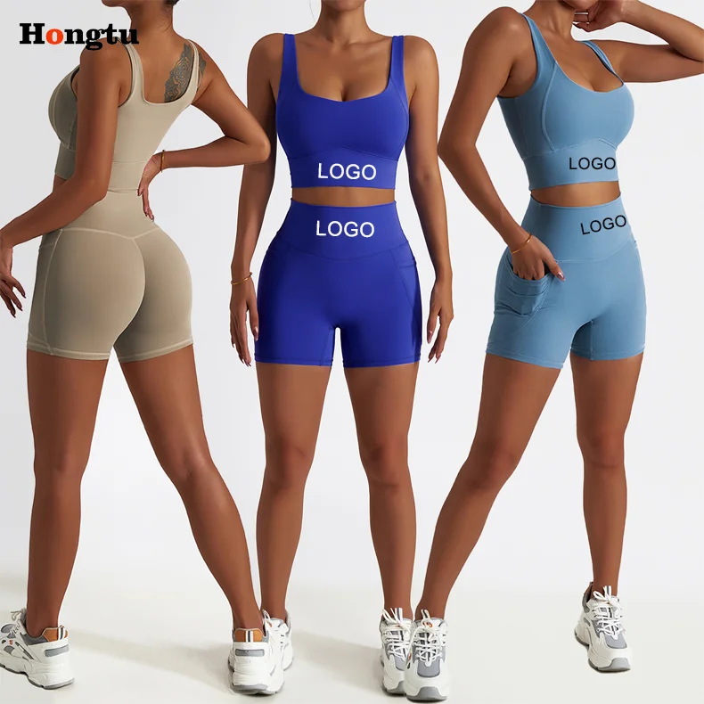 Спортивный комплект из 2 предметов для занятий йогой