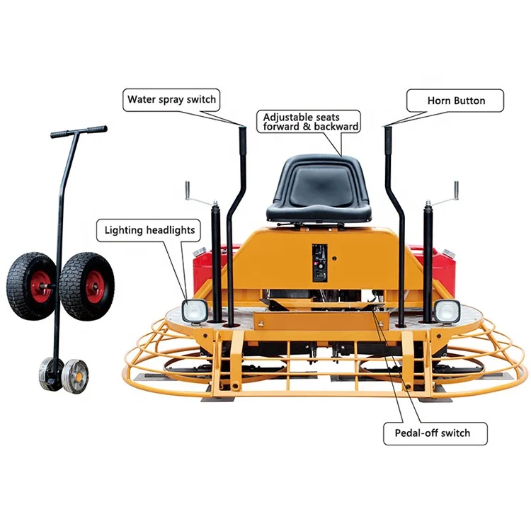 Затирочная машина для бетона с бензиновым полом 1000
