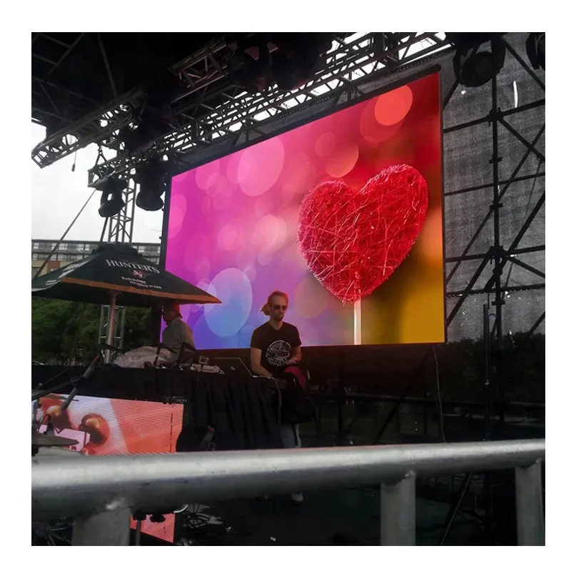 indoor outdoor wall led light advertising display giant led screen led wall