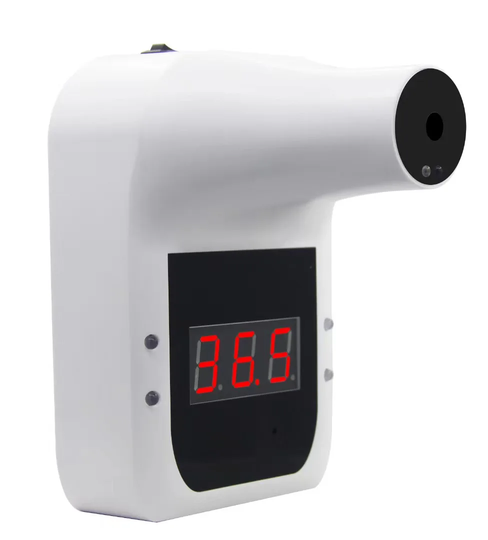 Upgrade GP100 plus Portable Wall-mounted 18650 AAA battery power multi language Thermometer with Voice Broadcast Alarm System