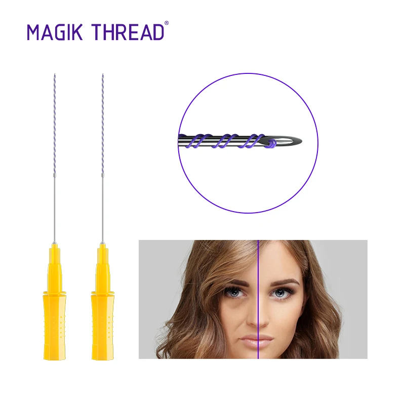 Magik Thread ce certificate fio de cosmetic face lifting mono thread korea pdo plla pcl tornado screw pdo thread