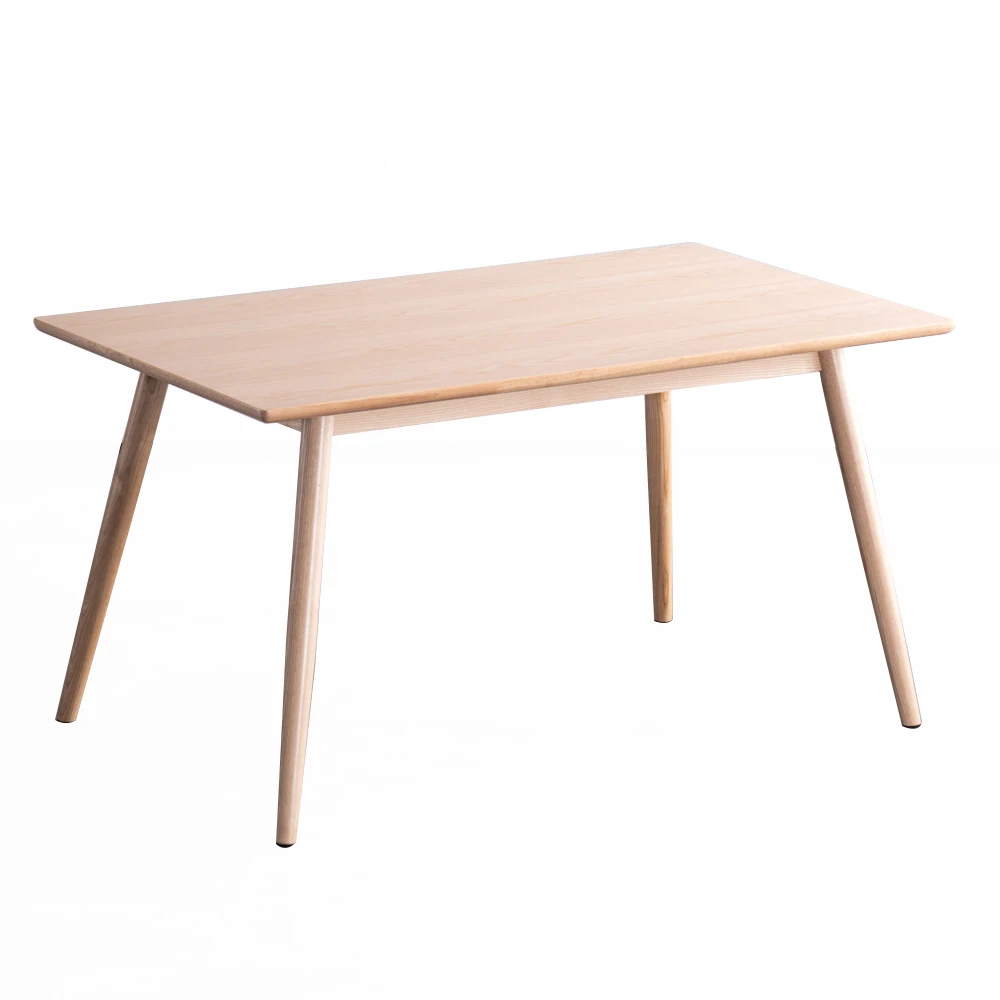 Nordic Style Modern Solid Wood  Rectangular Table For Dining Room And Restaurant