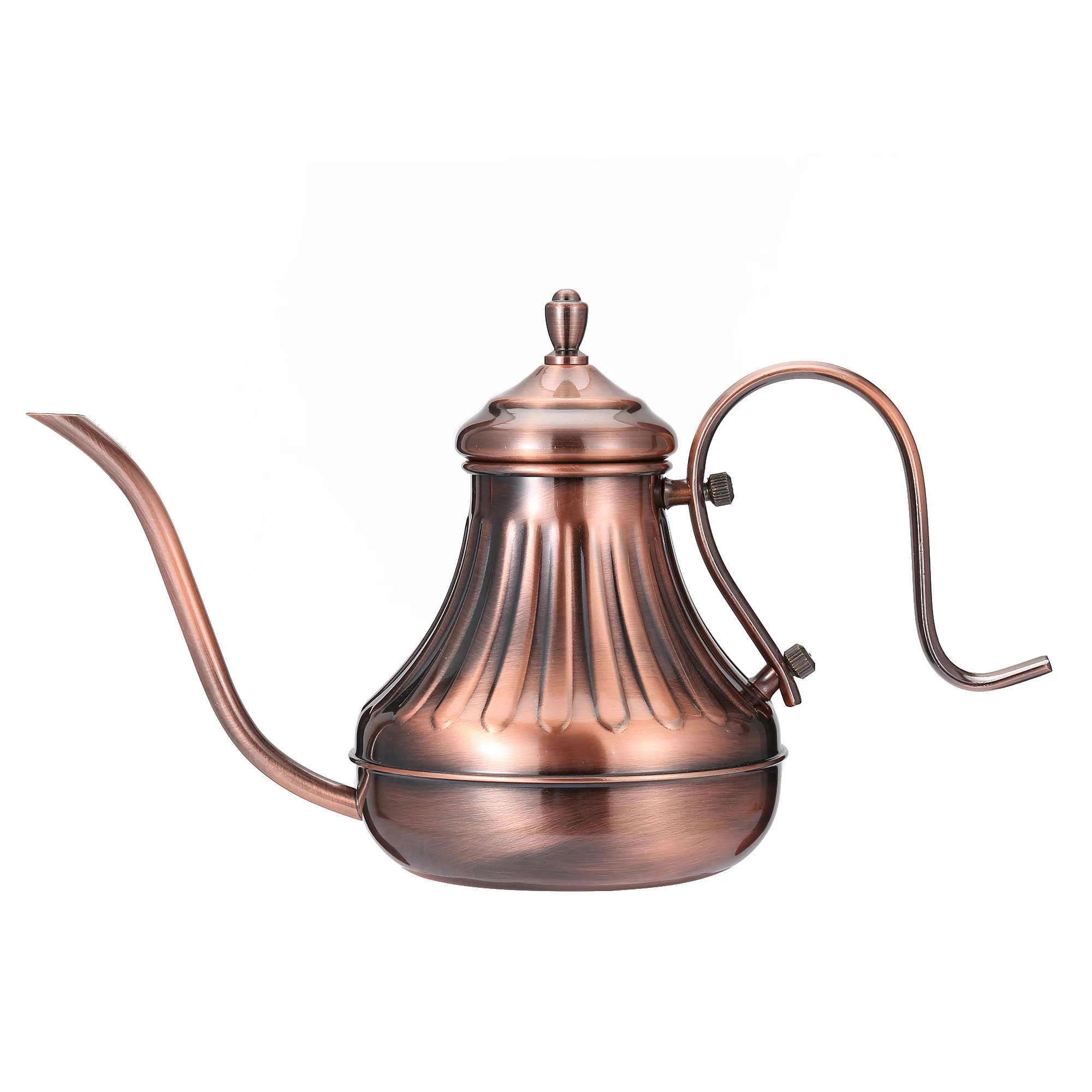 Everich Premium Stainless Steel Bronzed emperor kettle Gooseneck Kettle for Drip Coffee and Tea