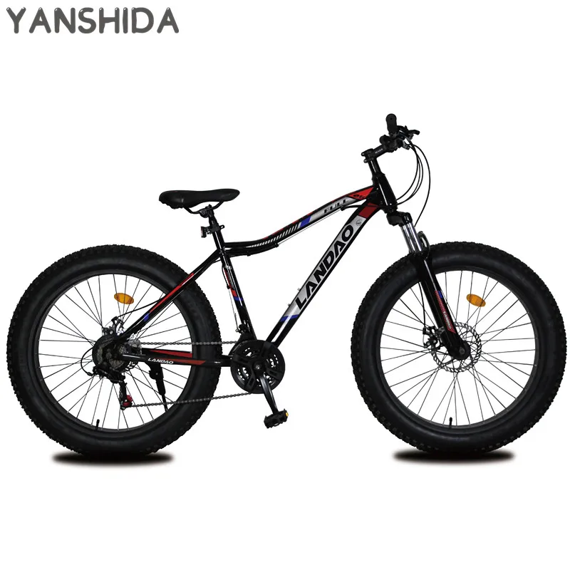 Steel Disk Brake 4.0 Fat Tire 26 Inch Wheel Manufacturer MTB Mountain Snow Bike Beach Bike Road MTB Bicycle Fat Tire Bicycle