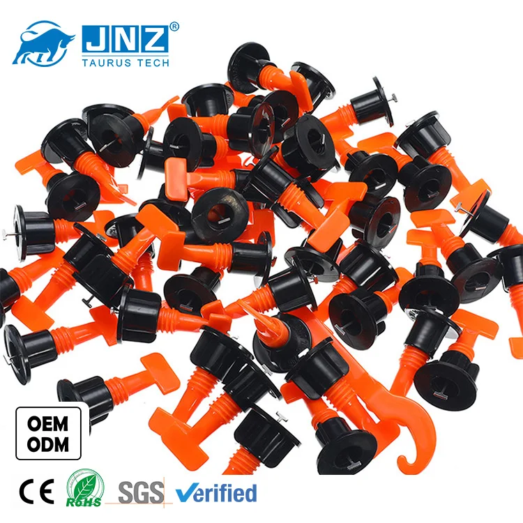 
JNZ wholesale reusable 1.5mm 2.0mm Tiles Leveling System Tile Spacer 100 PCS kit for Wall and Floor 
