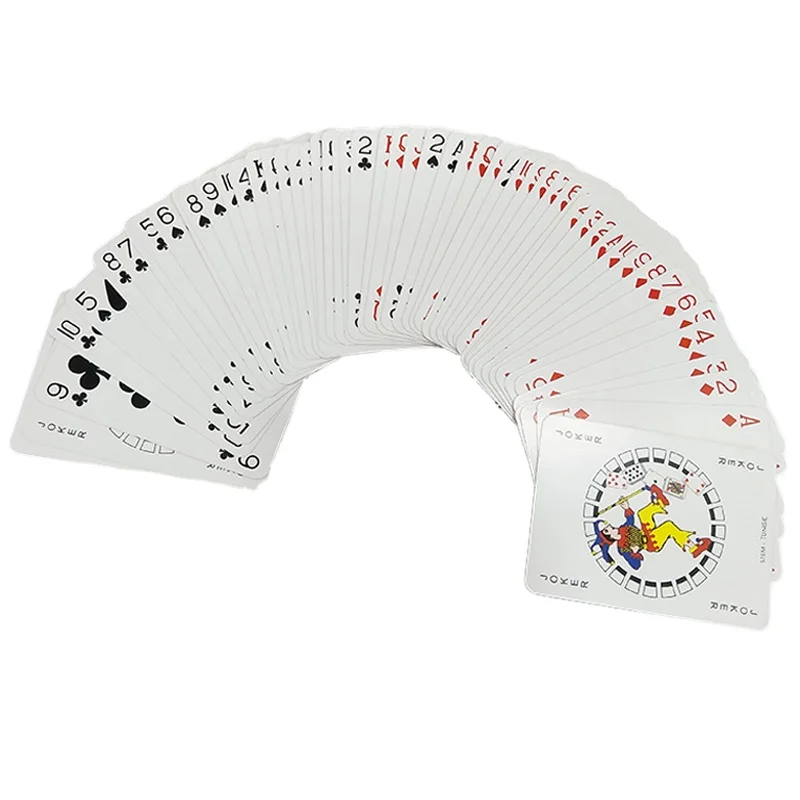 MAzaifei brand High Quality Custom Pantone Color Print Casino Poker Barcode Playing Cards All Different Size Barcode Poker