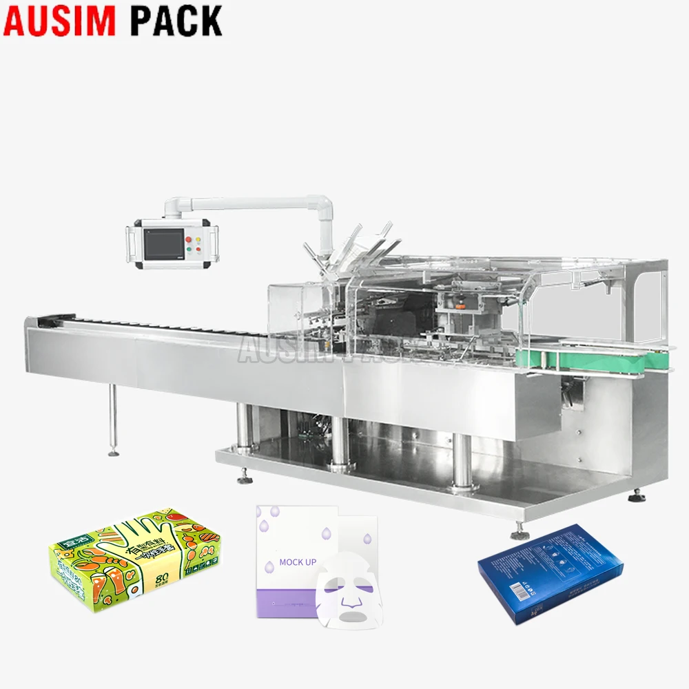 Automatic Horizontal Carton Packing Machine Automatic Round Bottle Small Box Pharmaceutical Packing Machine Cartoning Machine