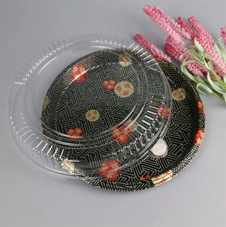 
Hot Sell Divided Food Sushi Packaging Trays Container Box 