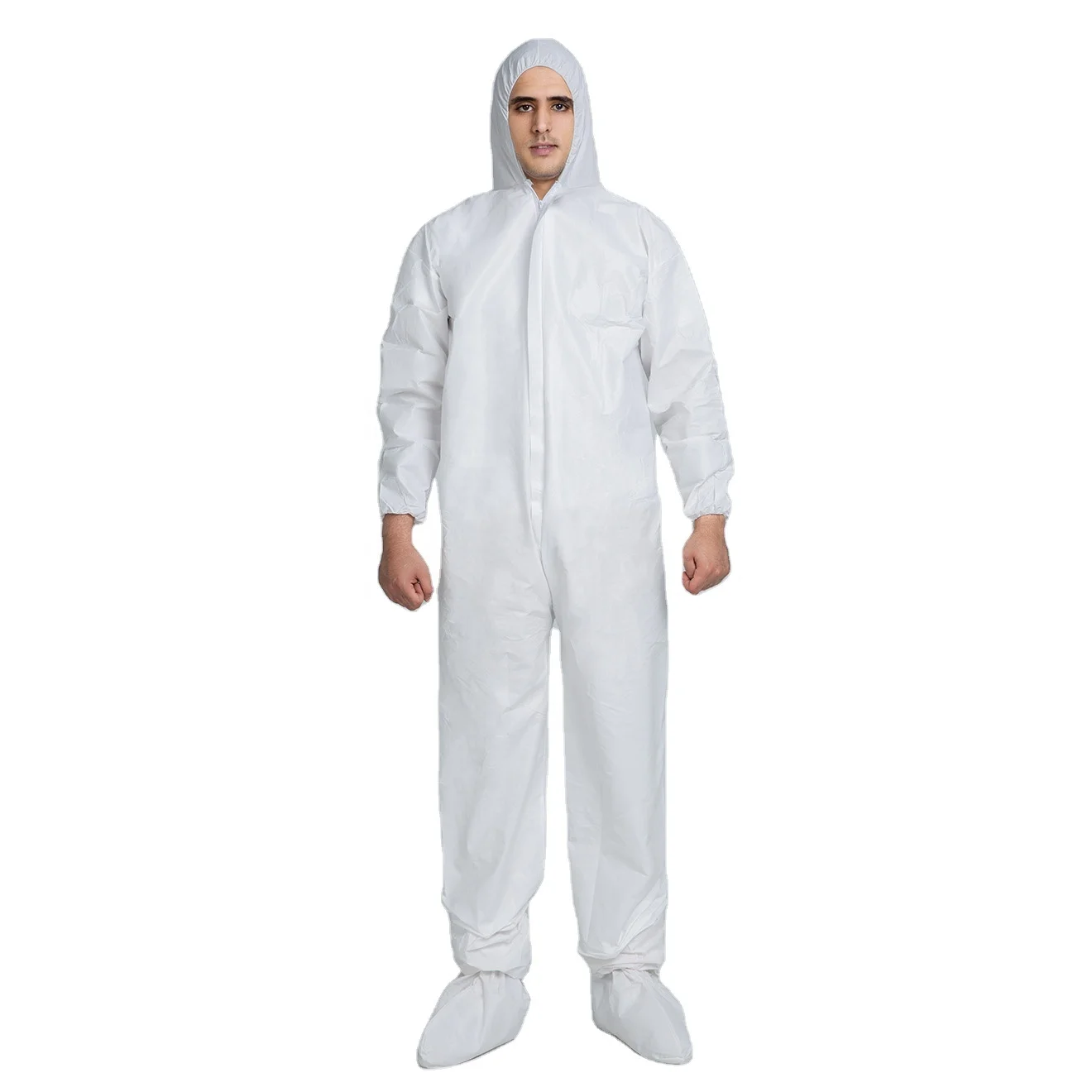 Best-Selling non woven coverall working uniform custom type disposable coverall workwear tyvek suits with hood