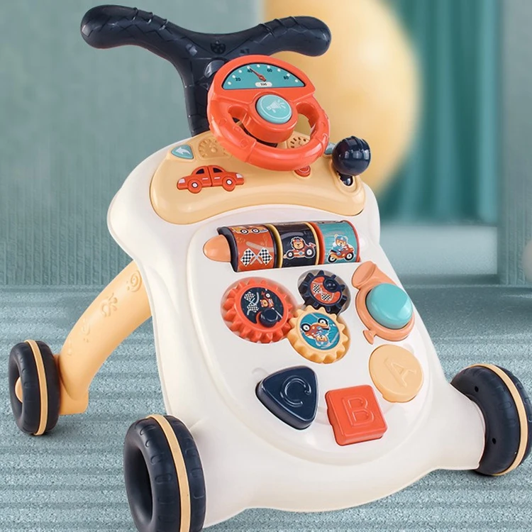 High Quality Adjustable Baby Walker, Toys Multifunctional Toddler Musical Walker/