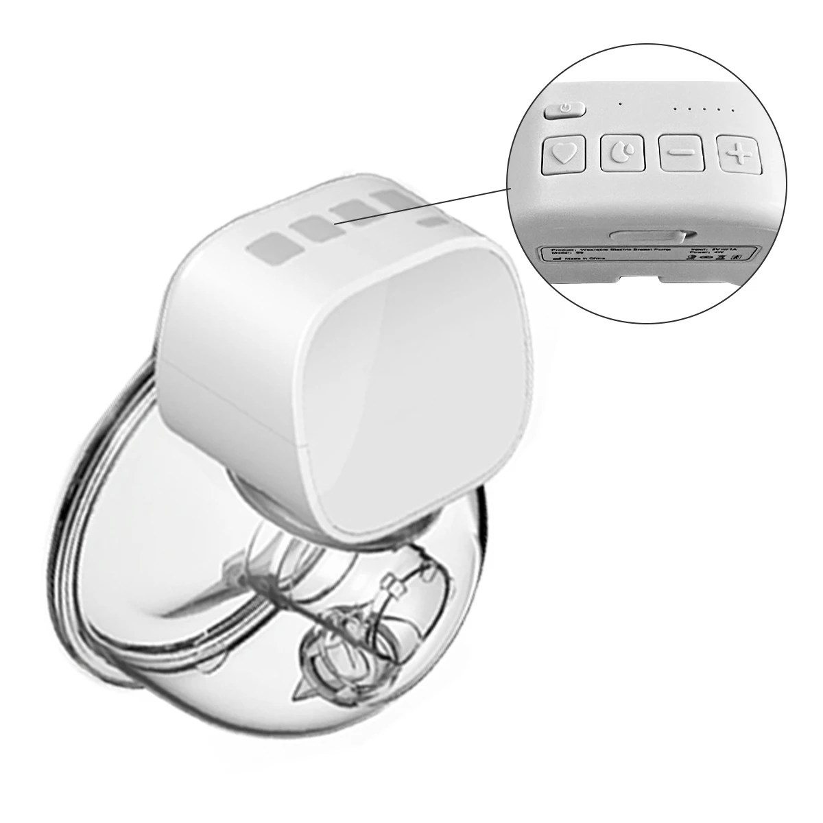 Handsfree Wearable Double Electric S9 Breast Pump 2 Modes 5 gears Breast Feeding Pump Supplier