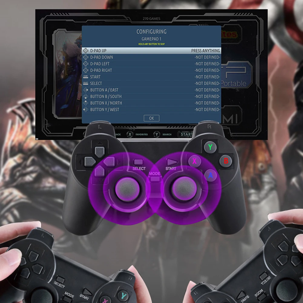 G11 Pro Video Game Consoles Box  For PSP/N64/NDS/DC/PS1 Game Wireless Controller 4K Output Retro Game Console For Gifts