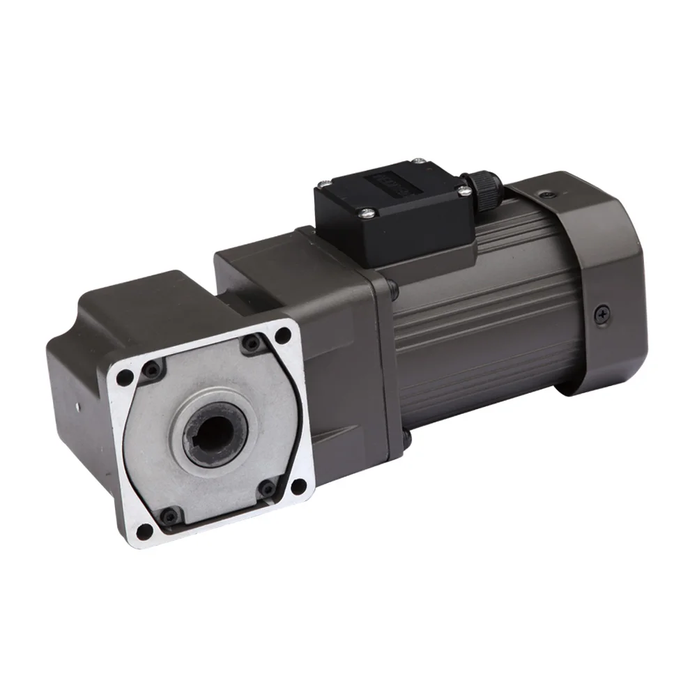 200W Hollow Shaft or Solid Shaft AC Spiral Bevel Angle Gear Motor
