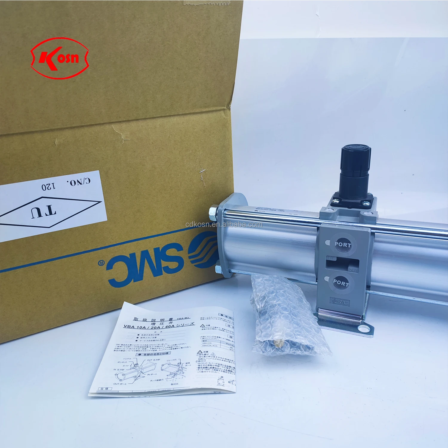 Оригинал Япония SMC VBA20A-03 пневматический усилитель регулятор для воздушного бака аксессуары VBA серии VBA10A VBA20A VBA30A