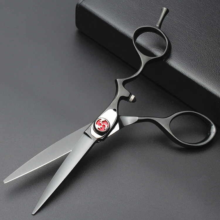 Japanese Black Elastic Paint Band Logo Professional Barber Scissors
