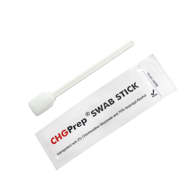 Individual Packaged Isopropyl Alcohol CHG Skin Prep Sterile Antiseptic Swab Swabsticks