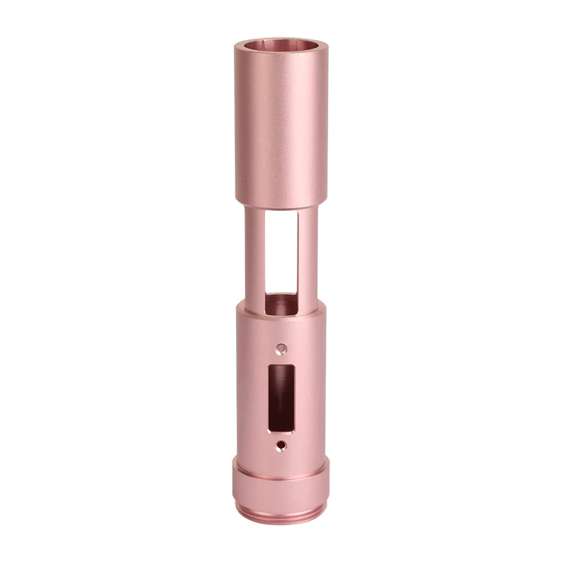 Cnc Lathe Machine Parts Anodized Aluminum Deburring Buffing Fine Bead Blasted Aluminium Processing Services