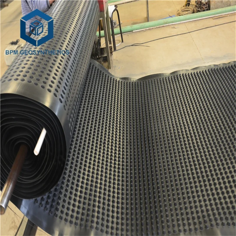 Dimple Drainage Sheet Board Foundation Waterproof & Drainage for Tunnel