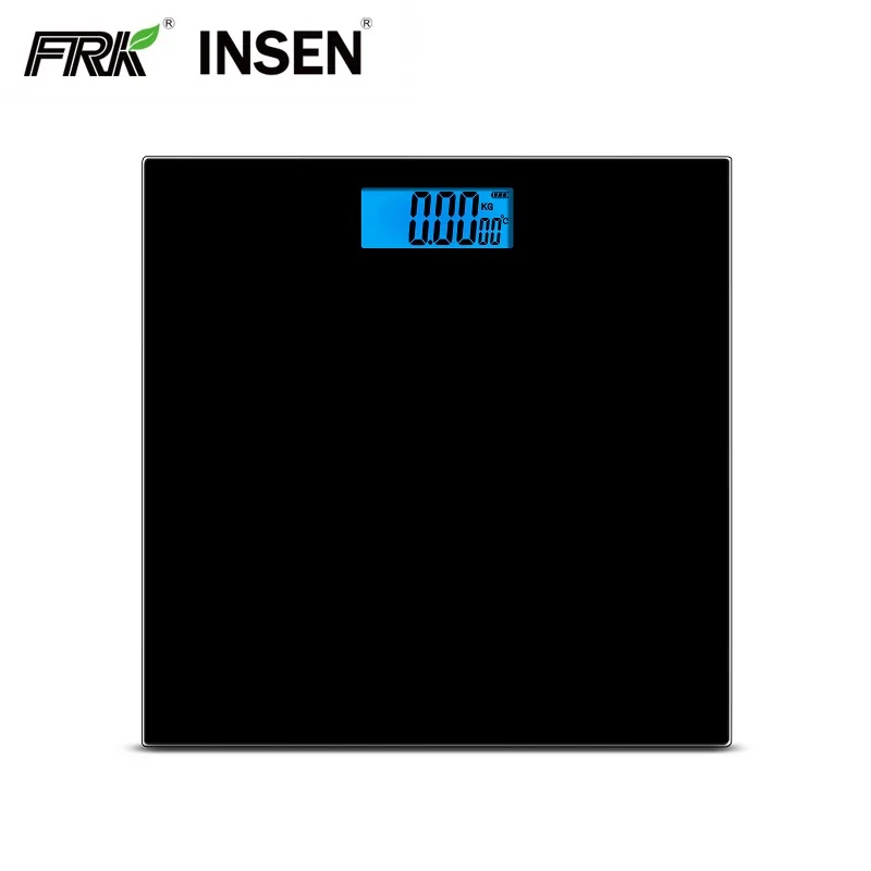 Top Selling Temperature Body Scale Battery Digital Weighing Bathroom Scale 180Kg 396Lb