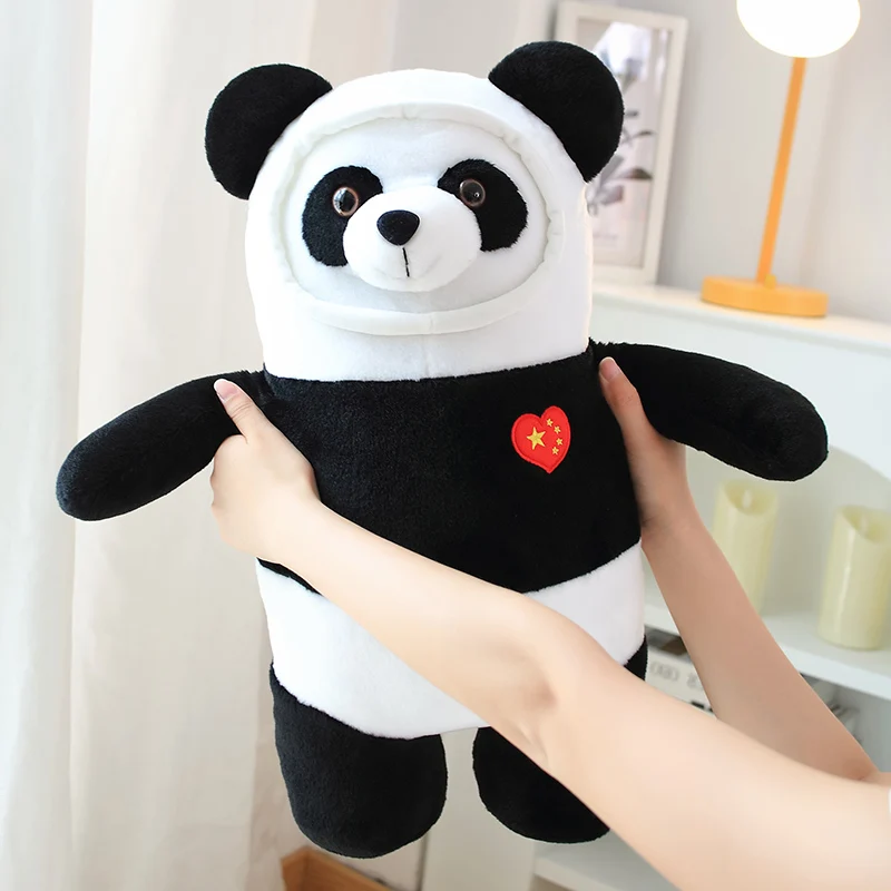 Custom Design Plush Toy Baby Soft Toys 20' Spaceflight Panda Stuffed Animal Plush Toys Panda