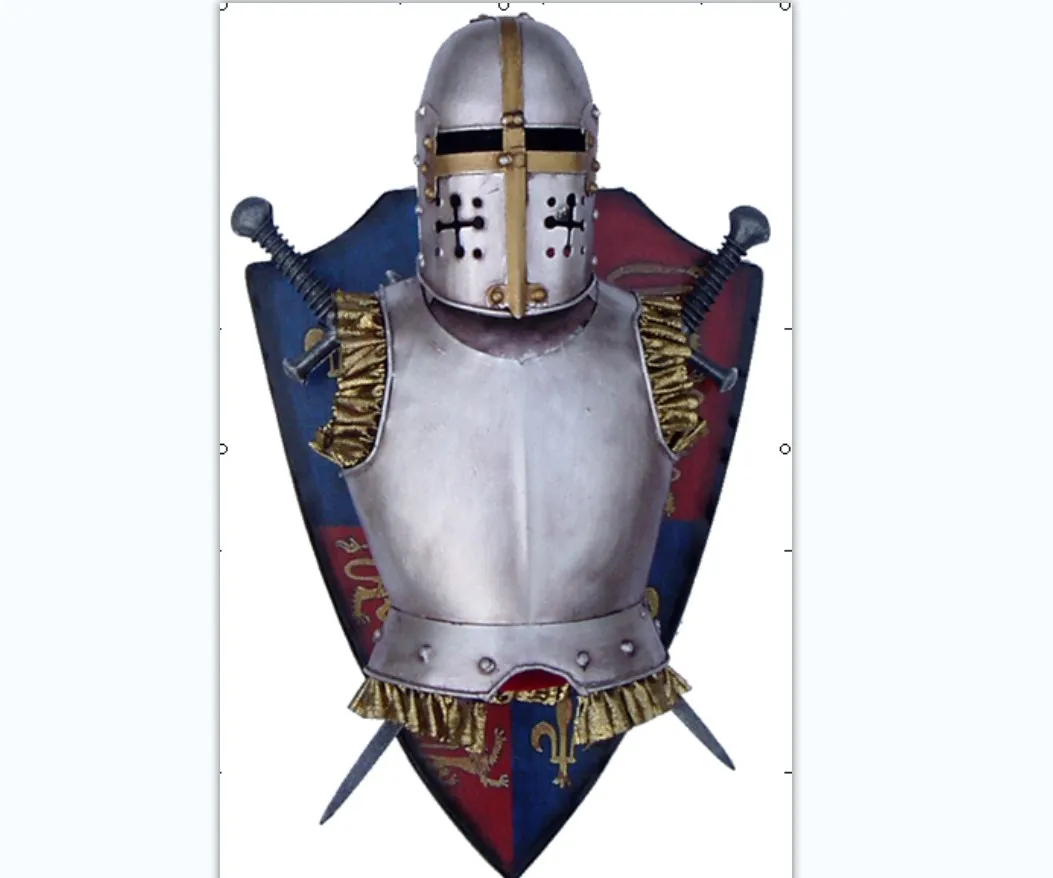 Medieval Knight Combat Armor/Armour Suit Full Suit Of Armor in silver color