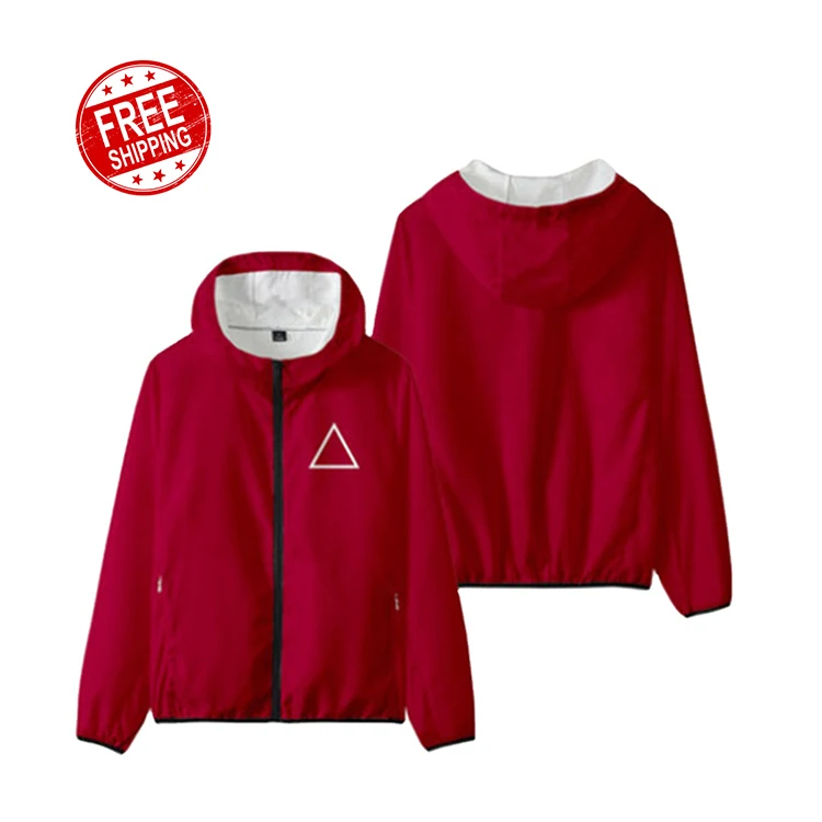 Бесплатная доставка Спортивная Одежда Игра кальмар красный костюм/Косплей 456 001 218