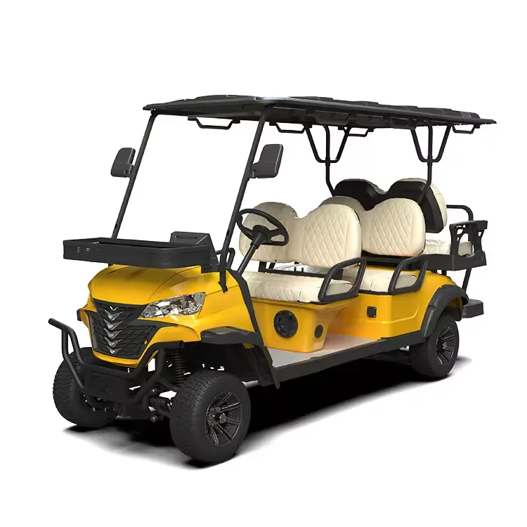 Tong Cai 2024 New 4+4 road off wheelsc new off road electric 4+2 Seater Golf Carts Electric Golf Kart