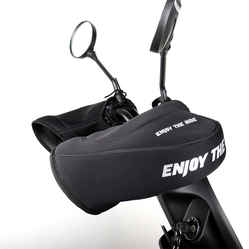 Universal Winter Motorcycle Gloves ATV Snowmobile Warm Neoprene Handlebar Muffs Thick Inner Fleece Windproof