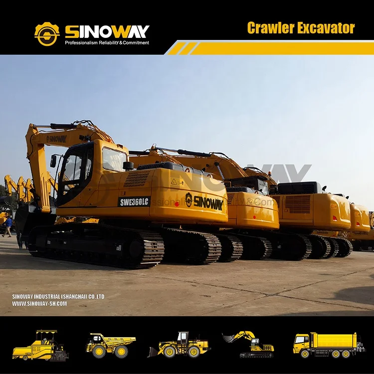 Chinese brand new 36 ton crawler excavator with factory price