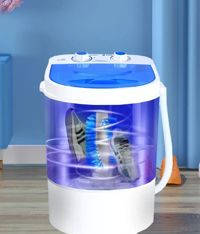 Integrated Household Semi-Automatic Front-Load Shoe Washer Multifunctional Top Loading Cars RVs Hotels Electric Plastic US Used