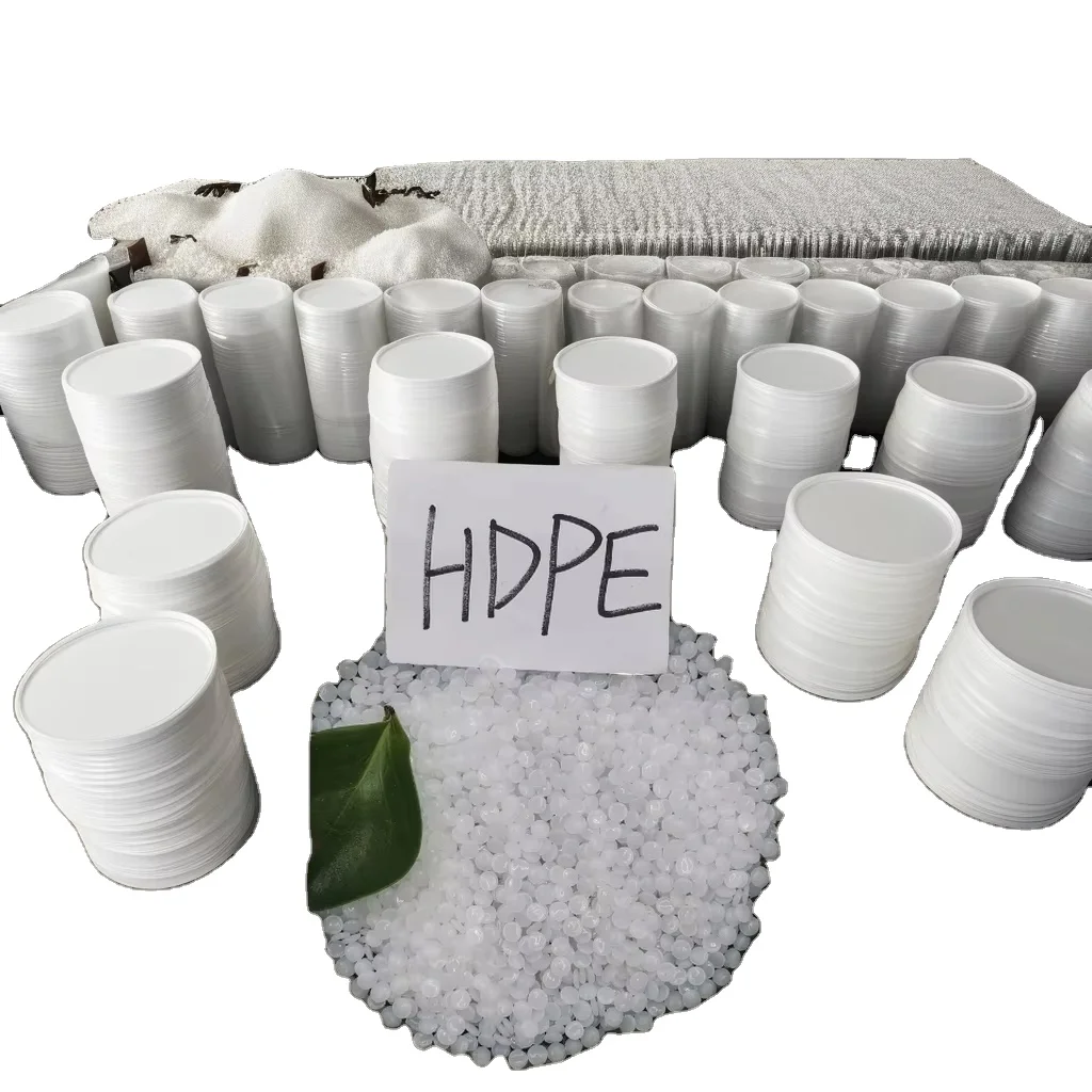 High Quality HDPE Virgin Recycled Plastic Pellets High Flow Injection Molding Materials Film Grade Raw Materials Powder Granules