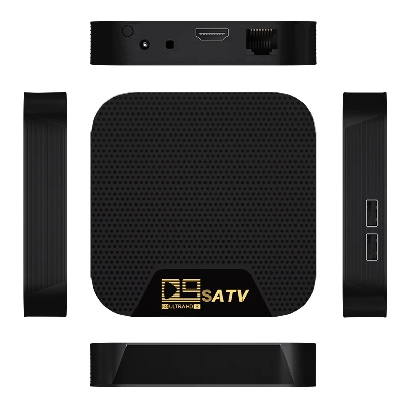 Factory New D9S ATV Box Set Top Box 4K ARM A53 2.4G 5G Android 11 TV Box S905 1gb 8gb with Voice Remote Control