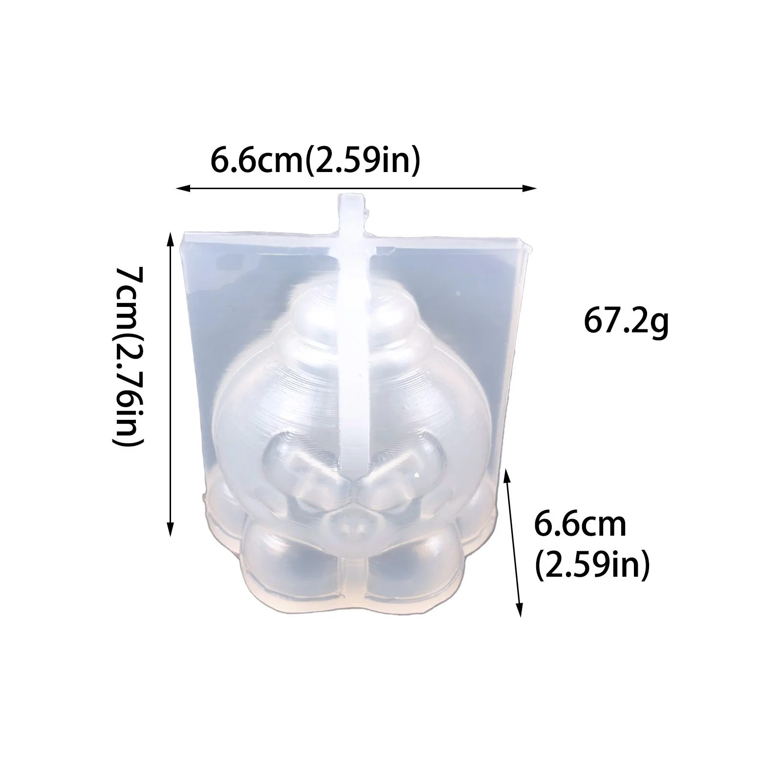 A8881-2 3D octopus mold for ice cube epoxy resin molds silicone ice moulds for resin craft