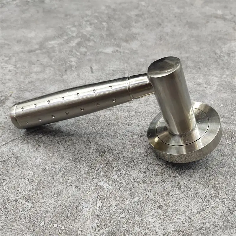 Top quality modern zinc alloy residential interior lever door handle tubular lock handles