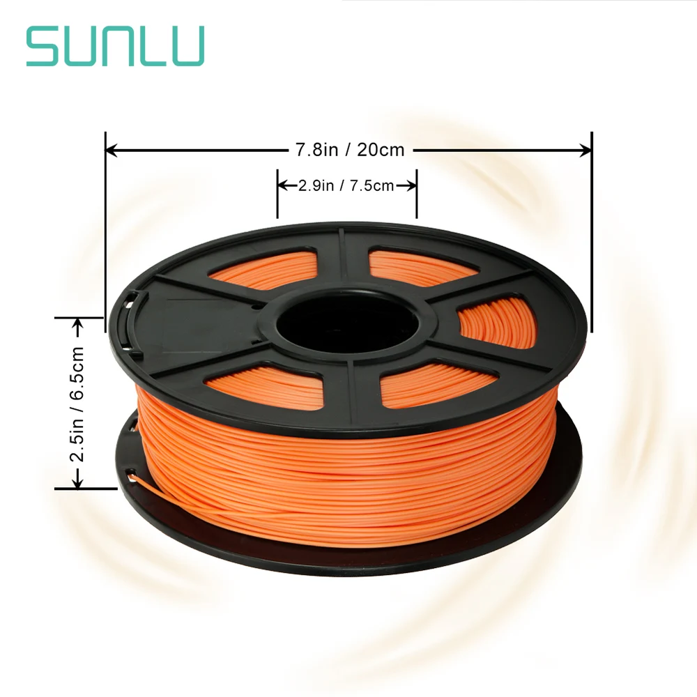 Пленка SUNLU для 3D принтера, нить из пла и АБС-пластика, индивидуальные цвета, 1,75, 3,0 мм, 1 кг, для 3D-принтера, экструдер, нить из АБС-пластика для 3D-принтера