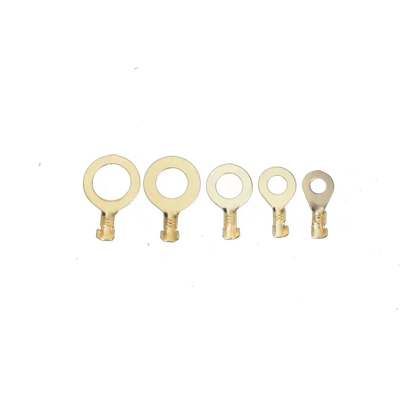 Metal Stamping Electrical Contacts Clips Brass Stamping Flat Springs Battery Contacts For Socket And Switch