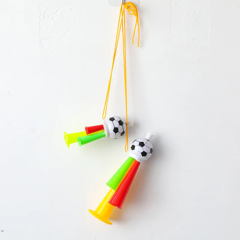 factory direct fussball fans trumpet football fan sport fan horn plastic horn plastic cheerleading horn