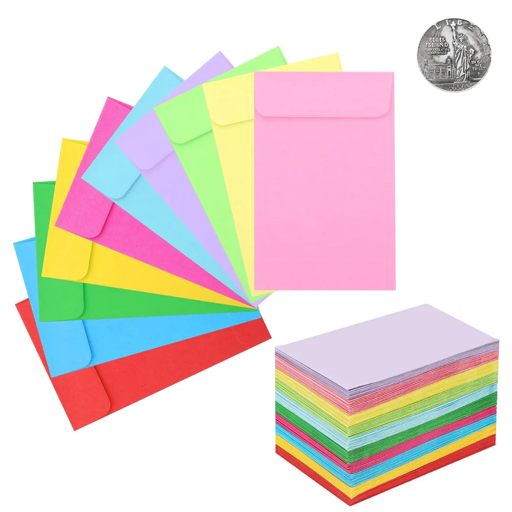 #1 Paper Coin Envelopes 2.25x3.5 inch Mini Envelopes for Coins Stamps Seed Envelopes for Make Seed Packets