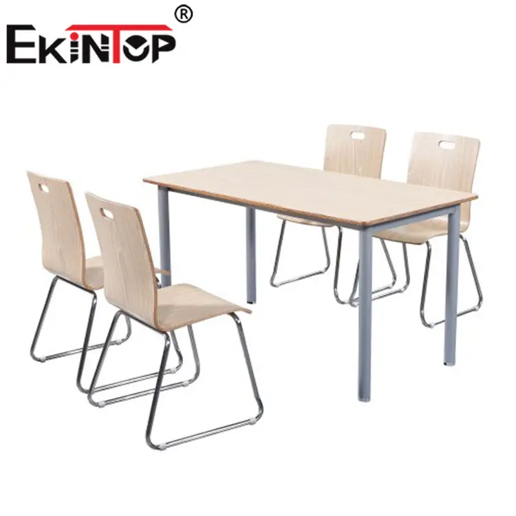 Современная популярная школьная столовая Ekintop обеденный стол для студентов и стулья на 2020 год