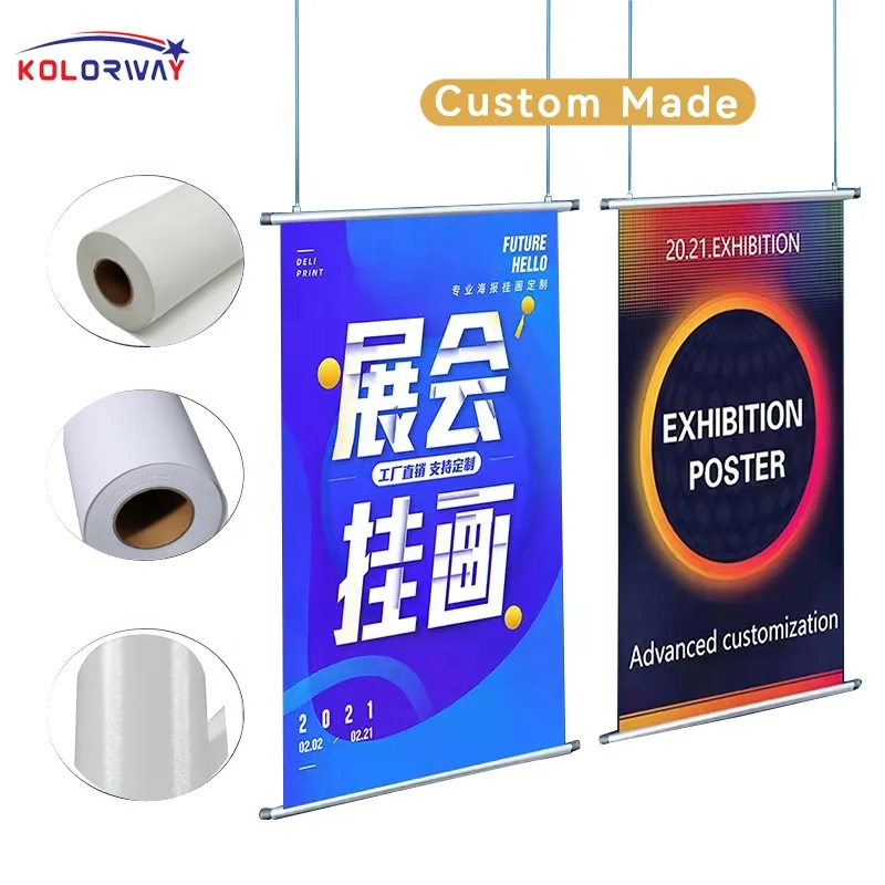 Artist Painting Canvas Professional Triple Acrylic Primed 390g Glossy Cotton Canvas Roll Canvas Fabric Roll