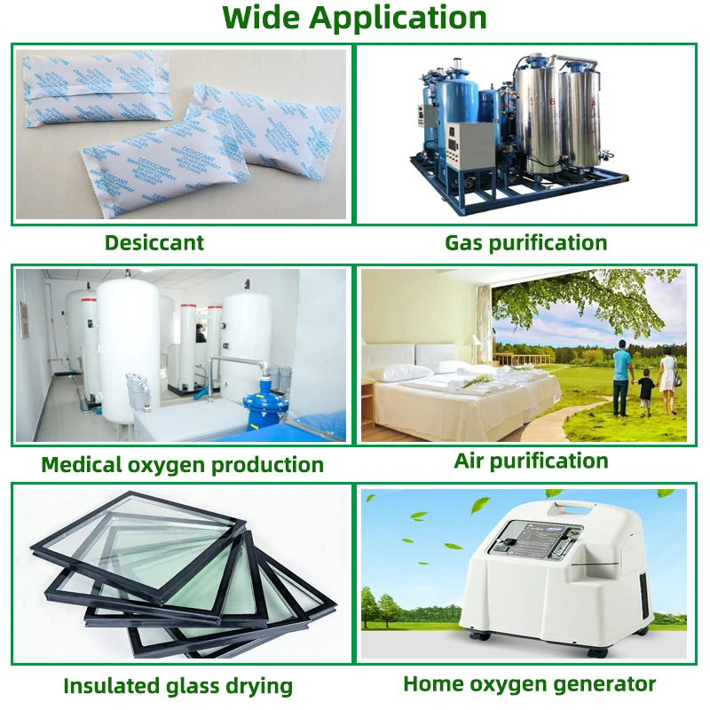 20+ Years Manufacturer High Quality Zeolite 3A 4A 5A 13X Molecular Sieve