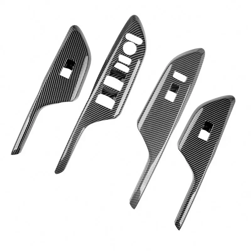 For Honda Civic 10th Car Interior Window Armrest Lift Down Button Decoration Cover Door Lock Decorative Panel Car Accessories