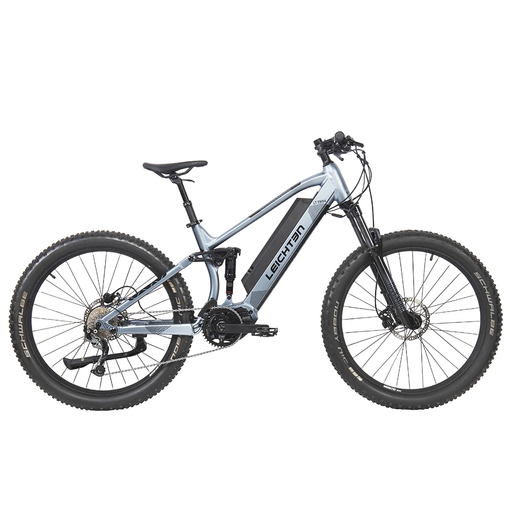 MTB electric bike Bafang electric bike  500W mid-drive brushless motor 48V full suspension fat tire e bike