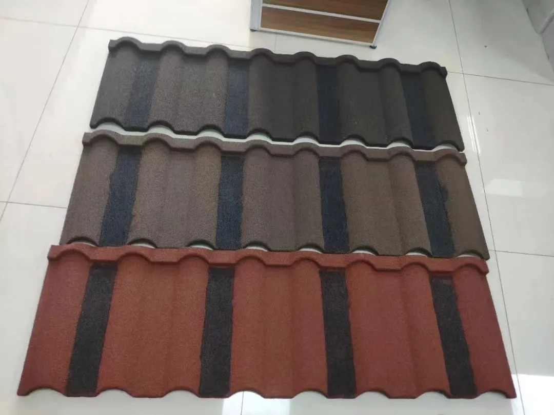 High Quality Cheap Price Color Steel Roof Sheets Aluminum Zinc Material Stone Coated Roof Tiles