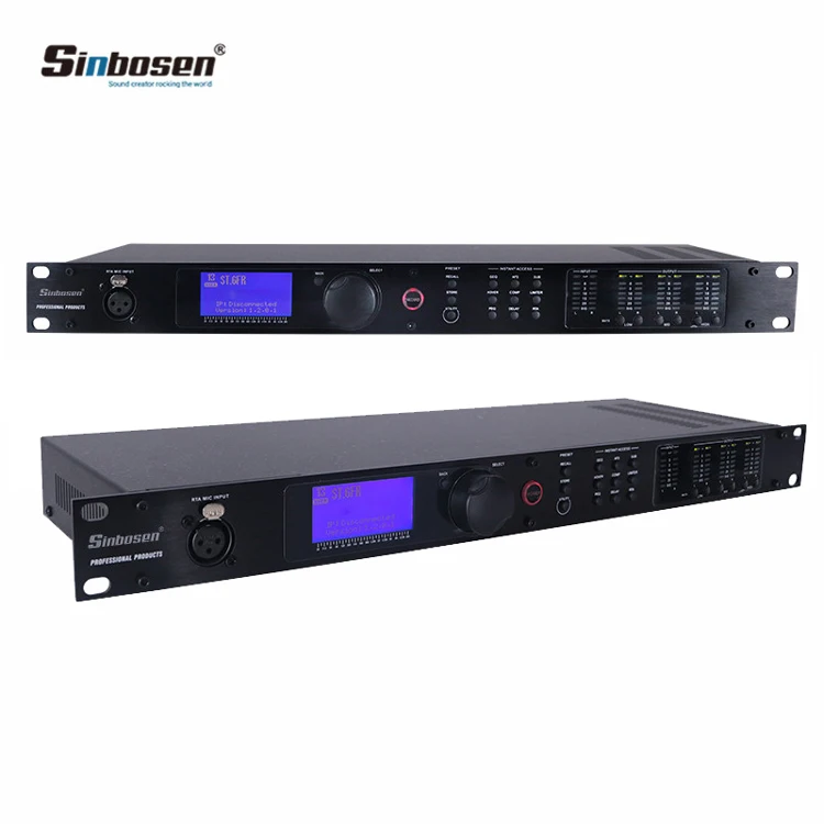 PA-2 stage professional 2 in 6 out digital processor dsp audio processor