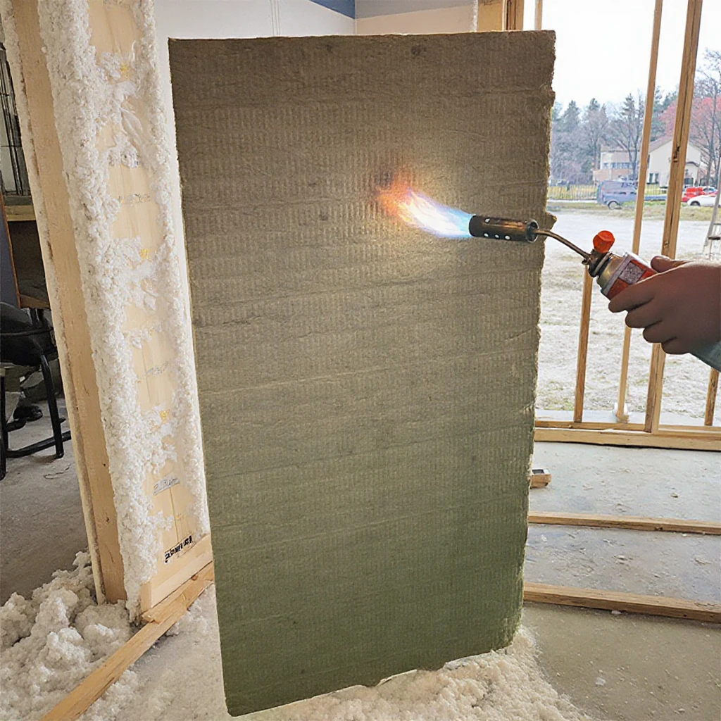 Modern Design High-Density Rockwool Board And Basalt Mineral Wool Insulation Panel Fireproof Exterior Application