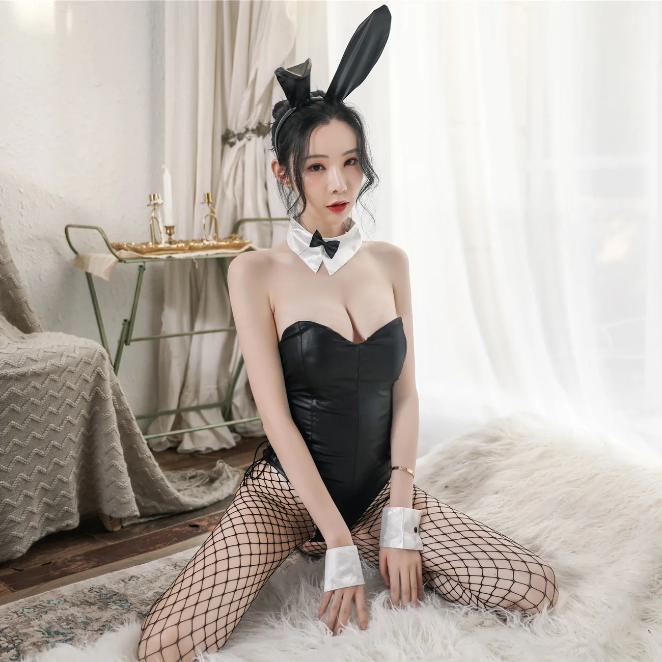 Wholesale Sexy Bunny Role Play Costume Japanese Adult Woman Animal Sexy Cosplay Lingerie Bodystockings