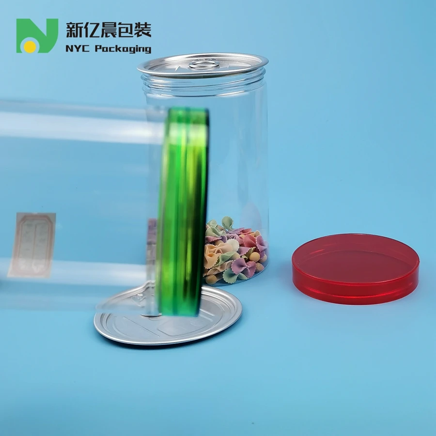 Hot sale plastic food container food grade air tight jar condiments canister