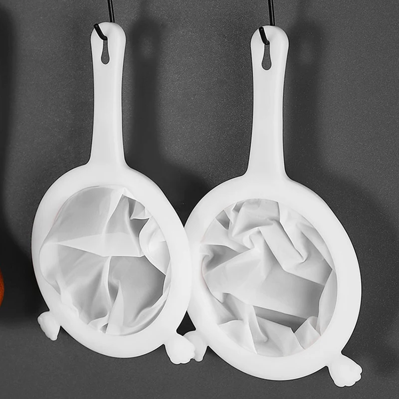 Food Grade Nylon Mesh Filter 400 Micron Mesh Sieve Fine Filtration Spoon Kiechen Bake Flour Juice Tomato Strainer