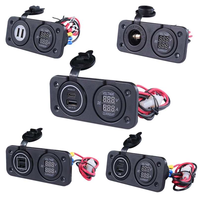 DAMAVO IATF16949 OEM ODM производитель на заказ морской 12V розетка USB зарядное устройство для телефона для автомобильной панели с USB-портом